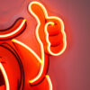 Thumps-up Shrimp LED Neon Acrylic Artwork - maroc