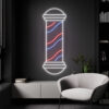 Barber Pole 1 - Barber Shop Neon Sign - couafor decor - maroc