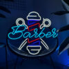 Barber Shop Logo LED Neon Sign - Wall Decor - maroc