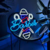 Barber Shop Logo LED Neon Sign - Wall Decor - maroc
