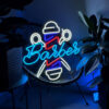 Barber Shop Logo LED Neon Sign - Wall Decor - maroc
