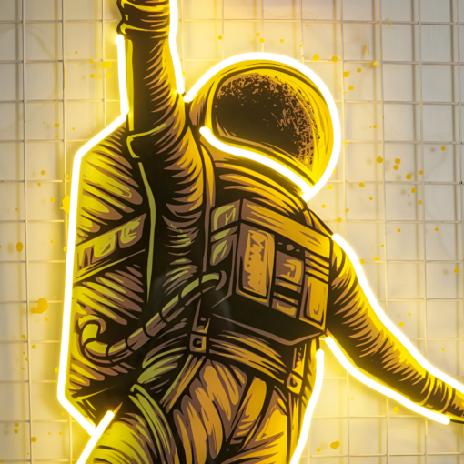 Basketball Shot Astronaut LED Neon Acrylic Artwork - maroc