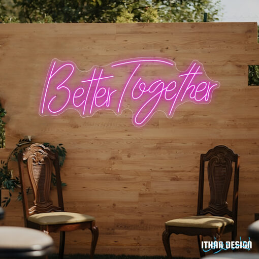 Better Together LED Neon Sign – Wedding & Bedroom Decor - Image 7