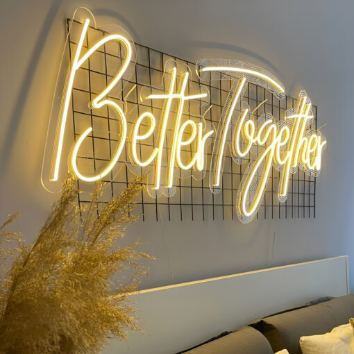 Enseigne Néon LED - "Better Together" – Image 2