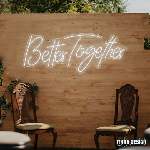 Better Together LED Neon Sign – Wedding & Bedroom Decor - Image 8