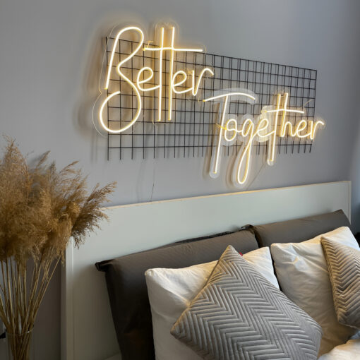 Enseigne Néon LED - "Better Together" – Image 5