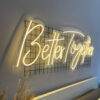 Better toghether Neon Sign - Maroc - wedding decor