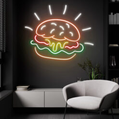 Big Burger LED Neon Sign - maroc