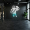 Bodybuilder Pose - GYM / Fitness Neon Sign - maroc