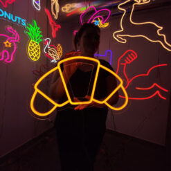 Croissant neon sign - Boulangerie Decor - maroc