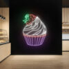 Cupcake neon sign - Boulangerie Decor - maroc