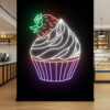 Cupcake neon sign - Boulangerie Decor - maroc