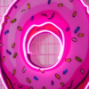 Pink Sprinkle Donut LED Neon Acrylic Artwork - maroc