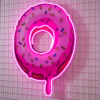 Pink Sprinkle Donut LED Neon Acrylic Artwork - maroc