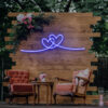 Double Heart Neon Sign - maroc