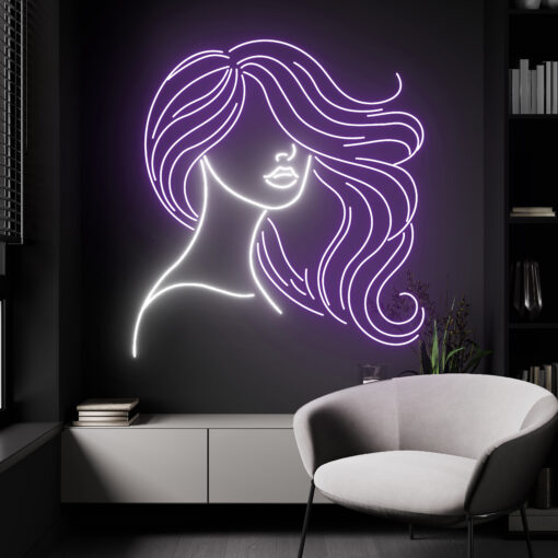 Flowing Hair Women - Salon decor - maroc