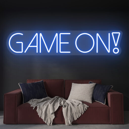 Game One! Neon sign - Neon Gaming quotes - maroc