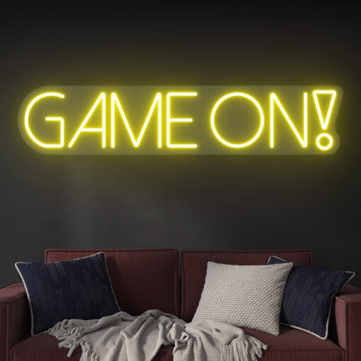 Game One! Neon sign - Neon Gaming quotes - maroc