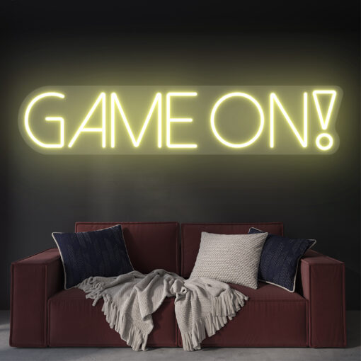 Game One! Neon sign - Neon Gaming quotes - maroc