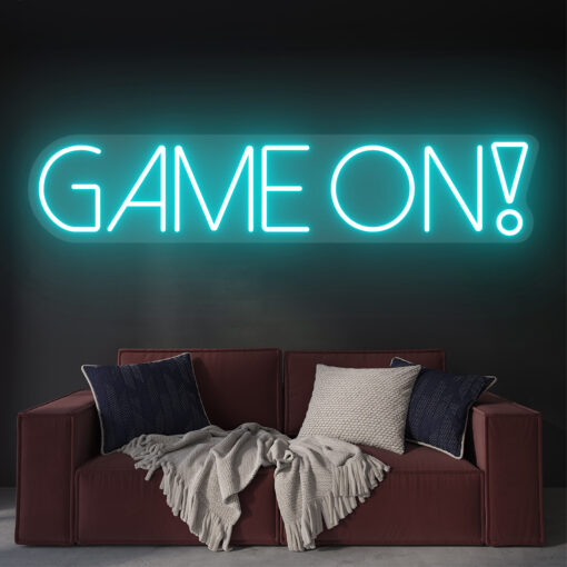 Game One! Neon sign - Neon Gaming quotes - maroc