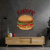 Burger Glow LED Neon Sign Acrylic Artwork - maroc