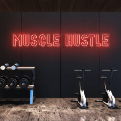 Muscle Hustle - GYM / Fitness Neon Sign - maroc