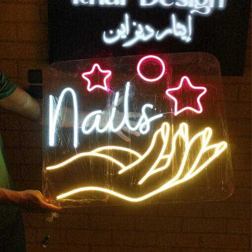 Nails Neon Sign - Beauty Salon Decor - maroc