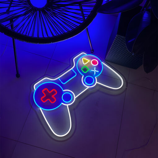 PlayStation Controller - Gaming Neon Sign