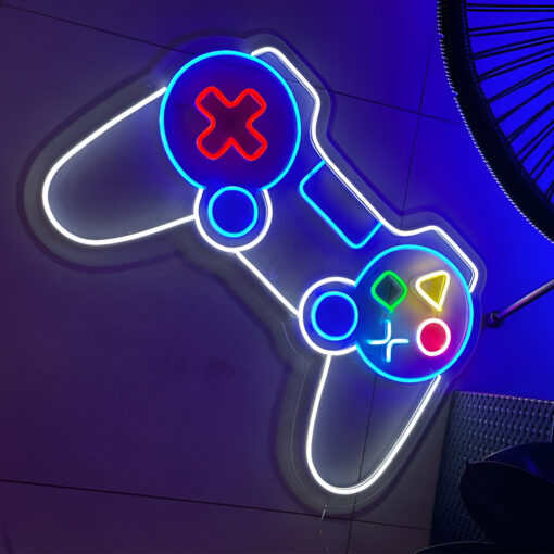 PlayStation Controller - Gaming Neon Sign- maroc