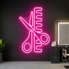 Scissors and Comb 2 - Barber Shop Neon Sign