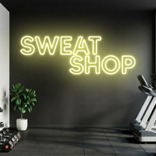 Sweat Shop - GYM / Fitness Neon Sign - maroc