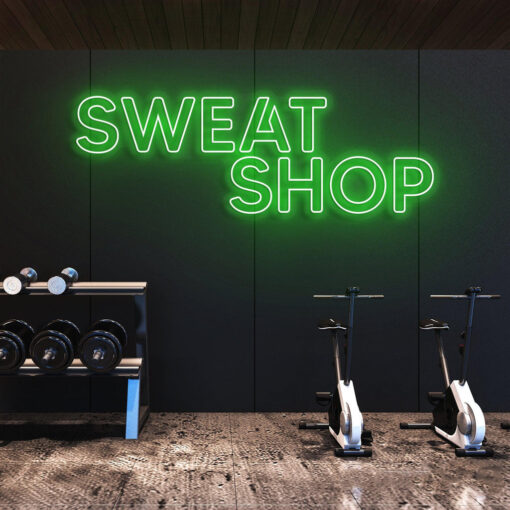 Sweat Shop - GYM / Fitness Neon Sign - maroc