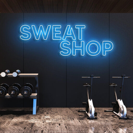 Sweat Shop - GYM / Fitness Neon Sign - maroc