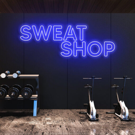 Sweat Shop - GYM / Fitness Neon Sign - maroc