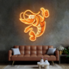 Thumps-up Shrimp LED Neon Acrylic Artwork - maroc