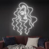 Woman With Flowing Hair Neon Sign - Beauty Decor - maroc