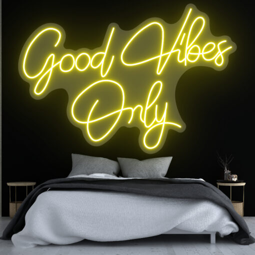 Good Vibes Only 3 Neon Sign - maroc