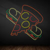 Pizza & Sandwich Neon Sign - maroc - restaurant decor