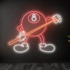 Ball 8 Billiards Neon Sign - maroc