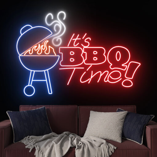 It's BBQ Time Neon Sign