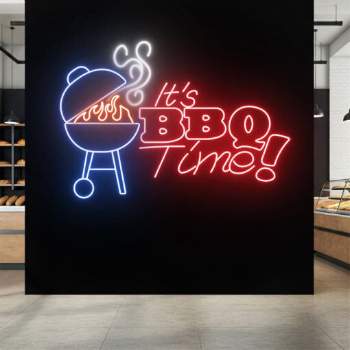 It's BBQ Time Neon Sign - Image 3