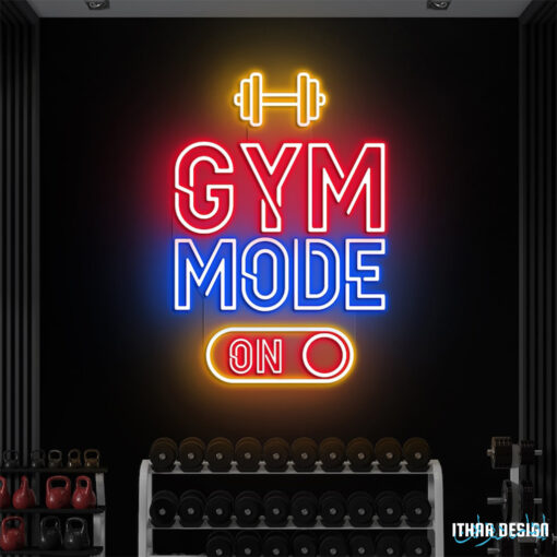 Enseigne Néon - "GYM Mode One"