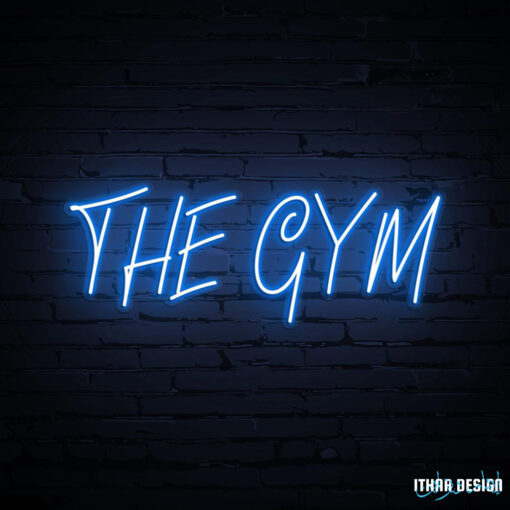 Enseigne Néon - "THE GYM"