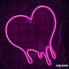 Dripping heart led neon sign - maroc