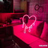 Dripping heart led neon sign - maroc