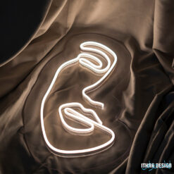Female Portrait neon sign maroc