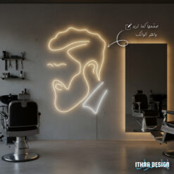 Beard Man LED Neon Sign for Barber Shop