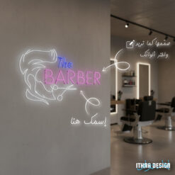 Alternative view of Custom LED Neon Sign for Barbershop Wall & Window Decor